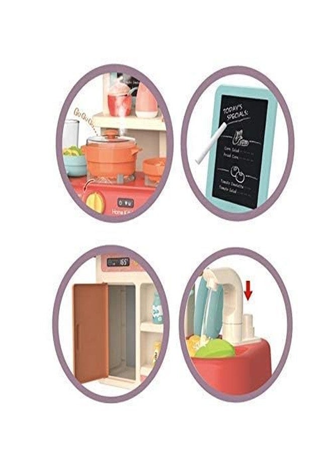 Mahi Enterprise Realistic Kitchen Playset for Girls - Pretend Cooking Set with Sink, Music and Water Tap Function - Image 5